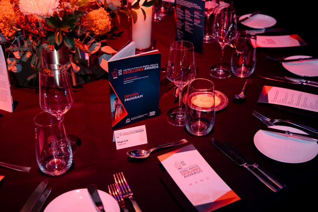 WARH Excellence Awards 2026 table