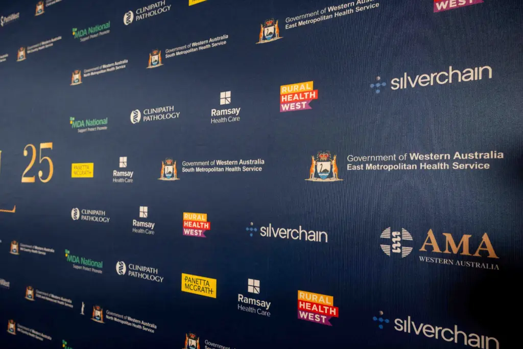 sponsor logos wall